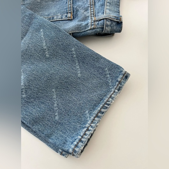 Balenciaga Logo Print Distressed Denim Jeans - Picture 3 of 10